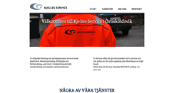 Desktop Screenshot of kjellesservice.com